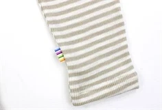 Joha grå stribe leggings merinould/silke